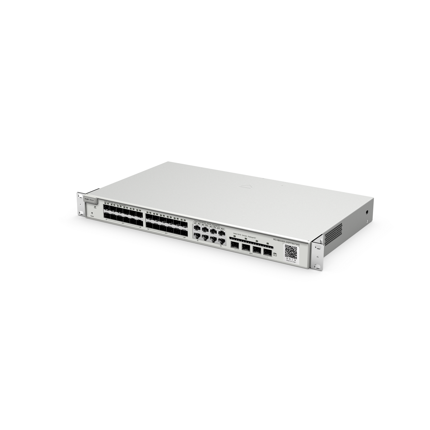RG-NBS5200-48GT4XS-UP, 48-port Gigabit Layer 3 PoE Switch, 4 SFP+ Uplink