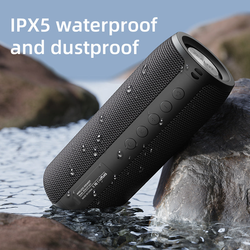 ZEALOT Portable Bluetooth Speakers Wireless Speaker S51 Samll Outdoor Speaker Waterproof IPX5, Stereo Pairing/USB/MIC/TF Card/AUX for iOS Andriod Gift-4