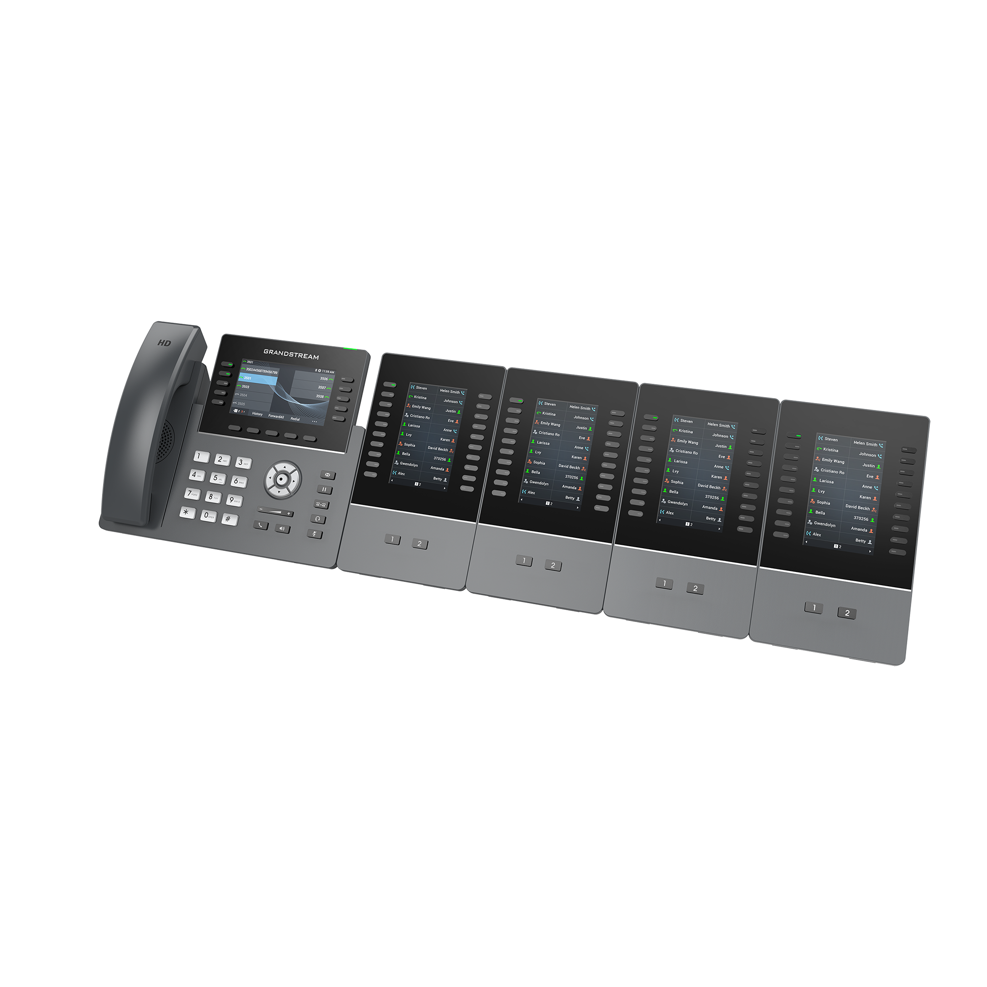 GRP2615 10-Line Professional IP Phone Designed for Mass Deployment and Easy Management