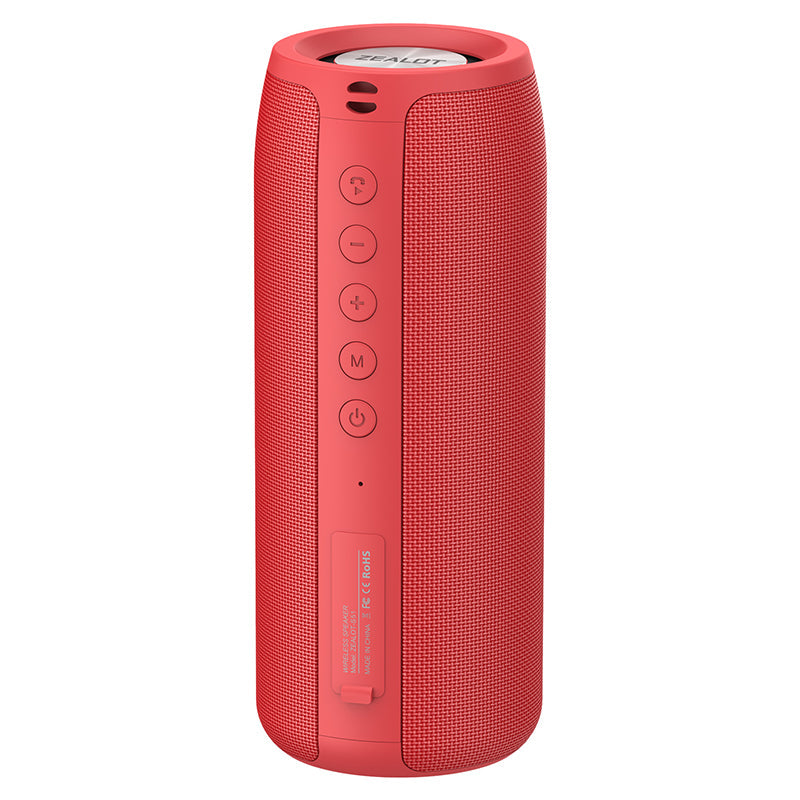 ZEALOT Portable Bluetooth Speakers Wireless Speaker S51 Samll Outdoor Speaker Waterproof IPX5, Stereo Pairing/USB/MIC/TF Card/AUX for iOS Andriod Gift-6