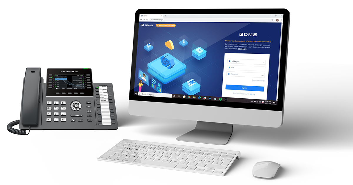 GRP2636 12-Line Professional IP Phone Designed for Mass Deployment and Easy Management