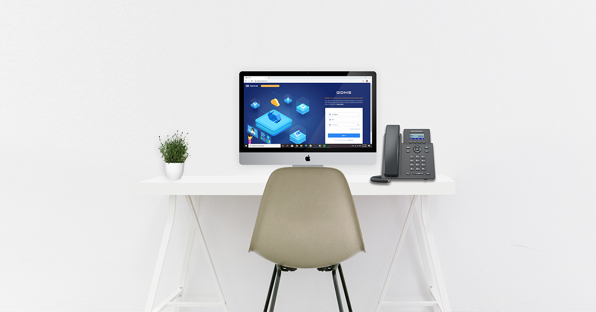 GRP2601W 2-Line Essential IP Phone Designed for Mass Deployment and Easy Management