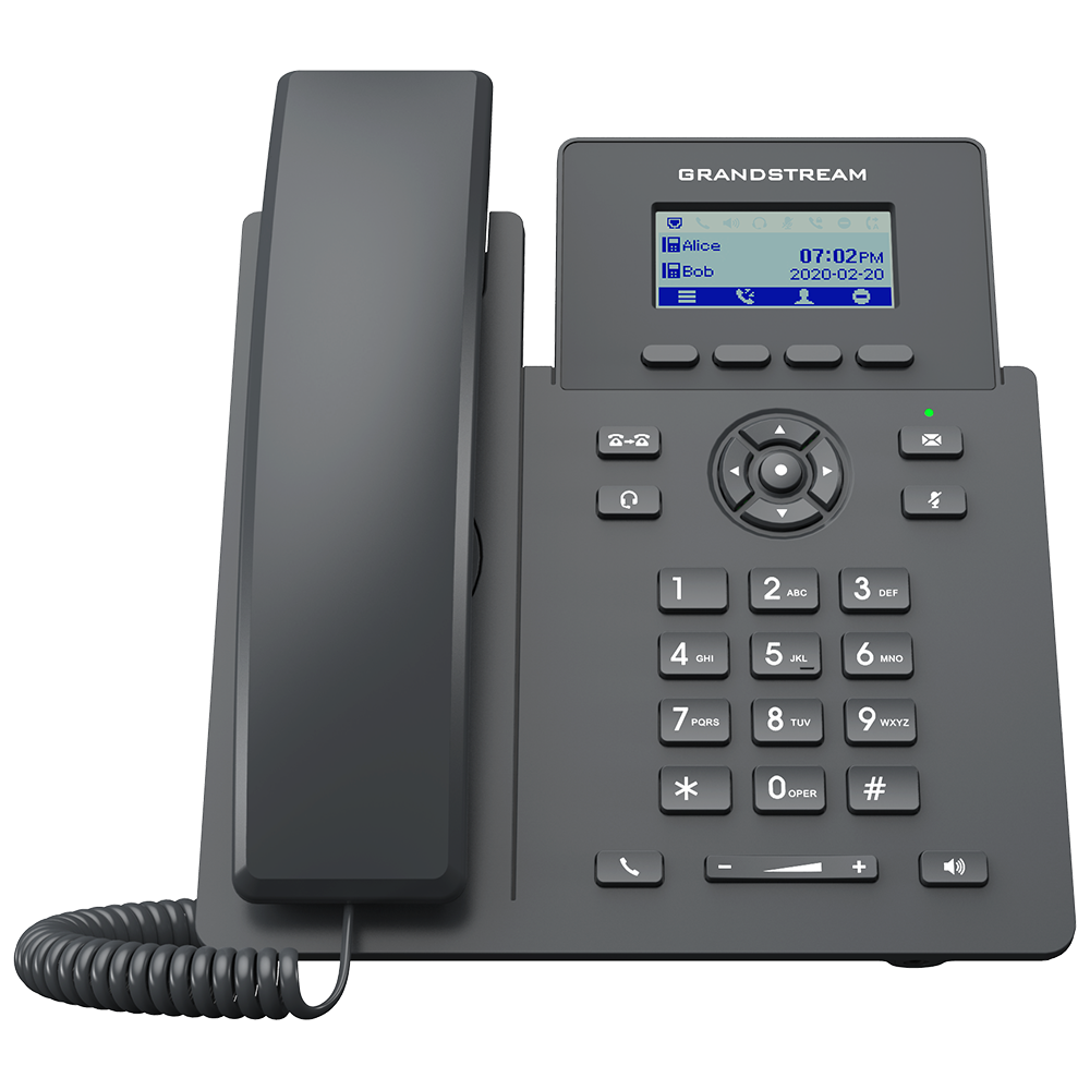 GRP2601(P/W) 2-Line Essential IP Phone Designed for Mass Deployment and Easy Management