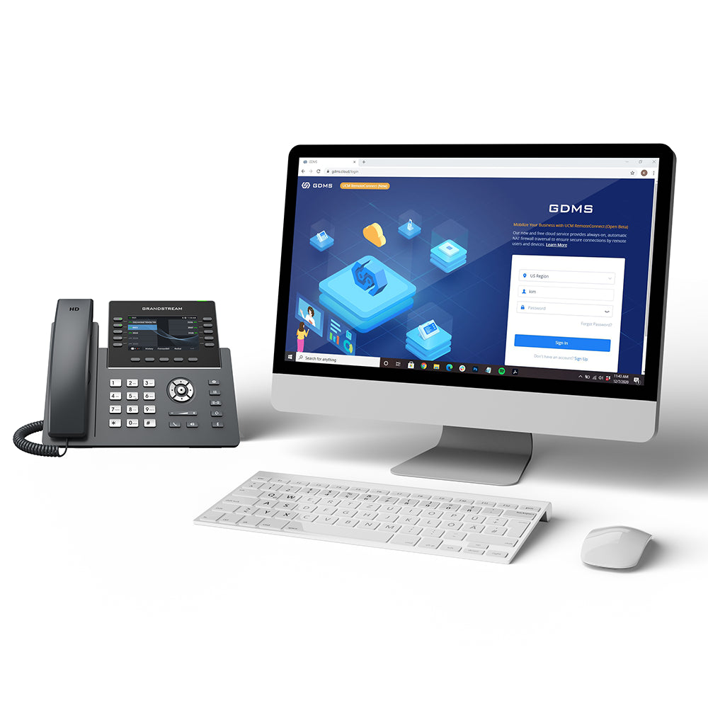 GRP2616 6-Line Professional IP Phone Designed for Mass Deployment and Easy Management
