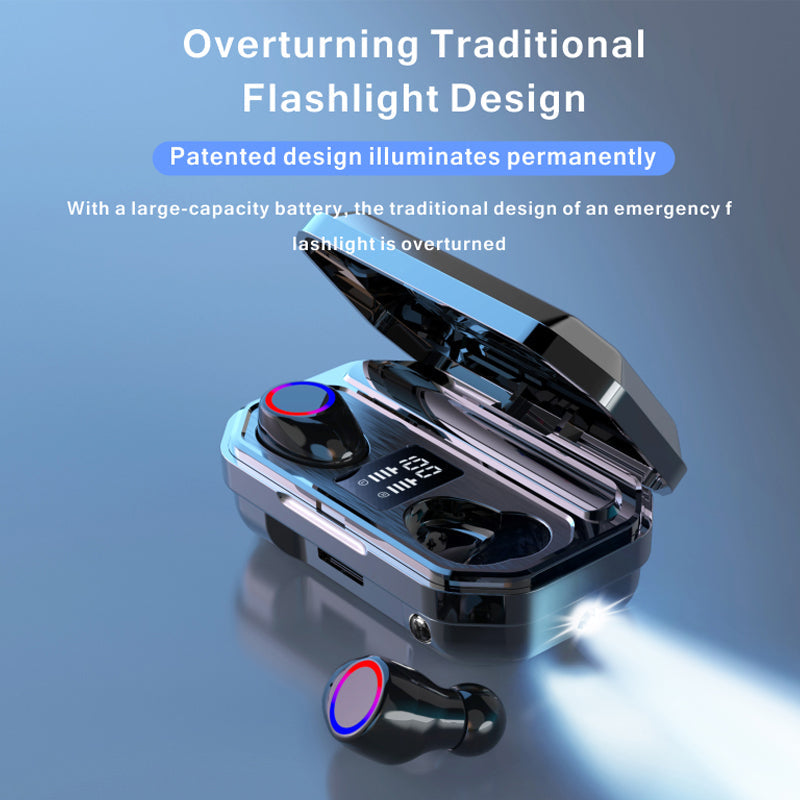 Wireless Bluetooth Earphone with Microphone Sports Waterproof Wireless Headphones-2